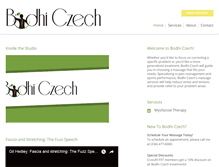 Tablet Screenshot of bodhiczech.com